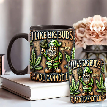I Like Big Buds - Personalized Weed Accent Mug-Myprintsy