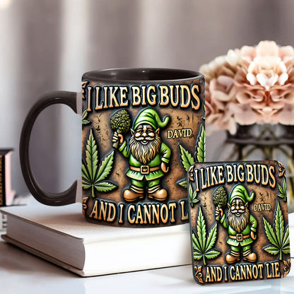 I Like Big Buds - Personalized Weed Accent Mug-Myprintsy