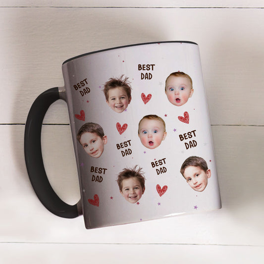 I Love You Dad - Personalized Accent Mug-Myprintsy