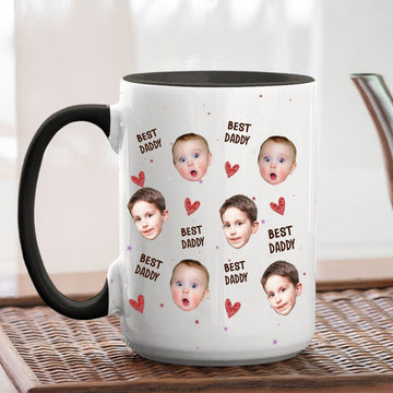 I Love You Dad - Personalized Accent Mug-Myprintsy