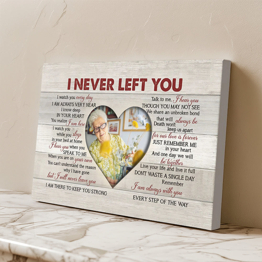 I Never Left You - Personalized Wrapped Canvas-Myprintsy