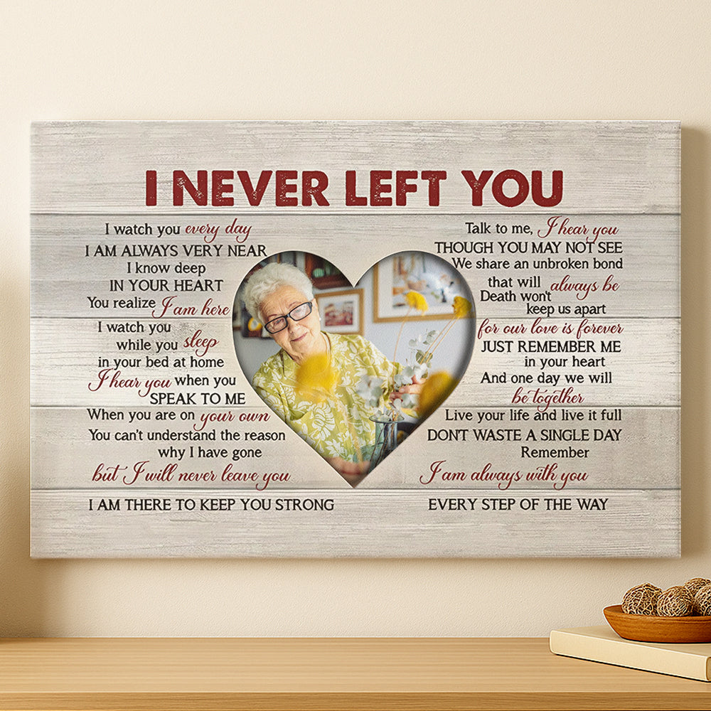 I Never Left You - Personalized Wrapped Canvas-Myprintsy