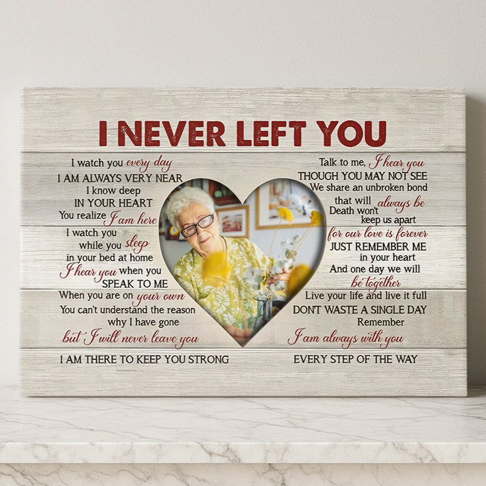 I Never Left You - Personalized Wrapped Canvas-Myprintsy