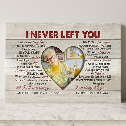 I Never Left You - Personalized Wrapped Canvas-Myprintsy