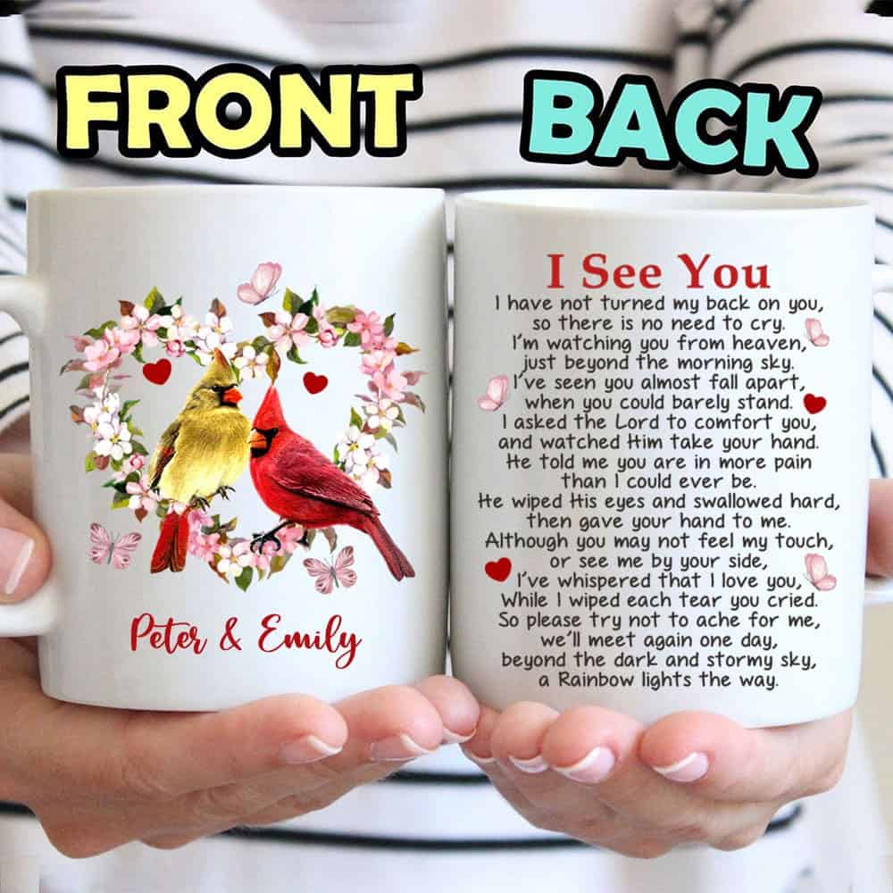 I See You Custom Mug - Personalized Coffee Mug-Myprintsy