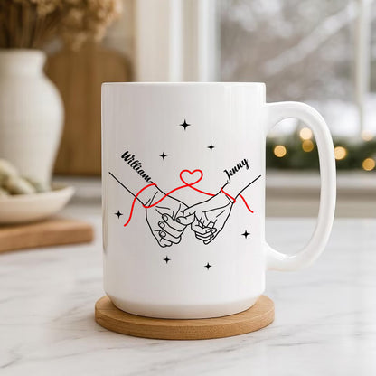 I Want To Be Your Last Everything - Personalized Couple Mug - Perfect Gift For Couple Anniversary-Myprintsy