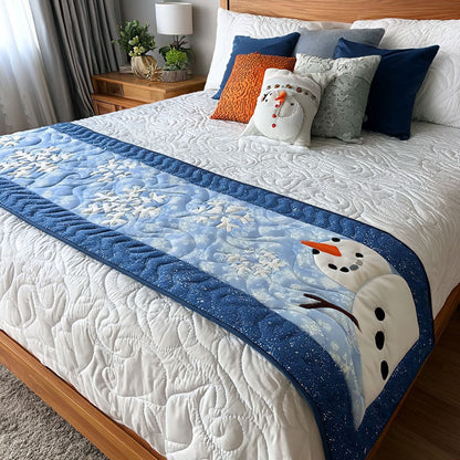 Icy Bliss Quilted Bed Runner VTQ-Myprintsy