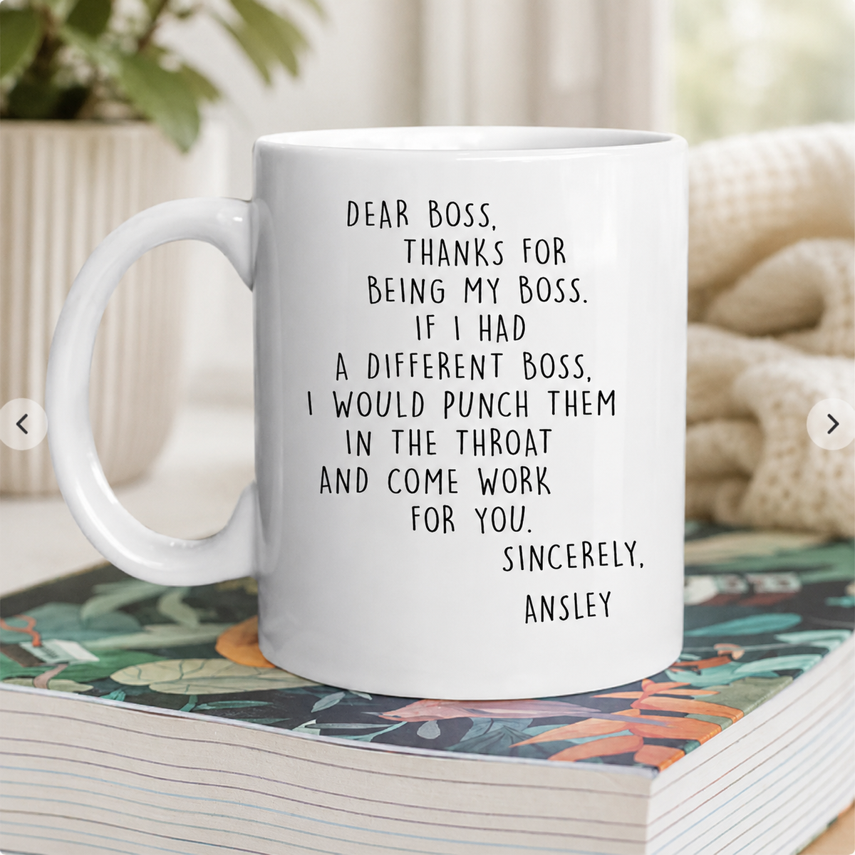 If I Had A Different Boss - Personalized Funny Boss Appreciation Mug-Myprintsy