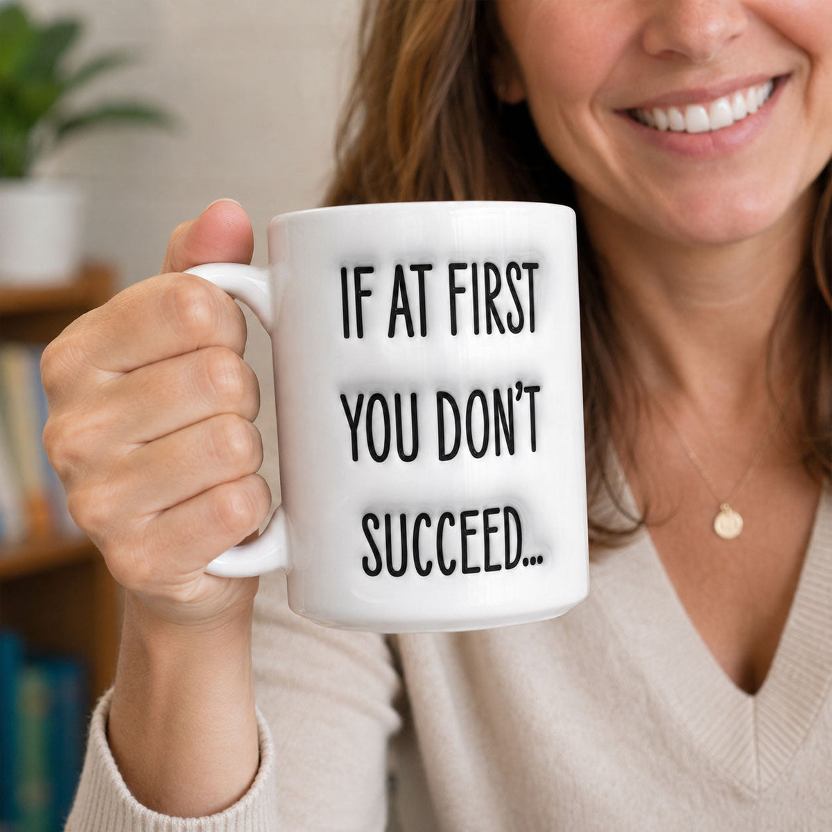 If don't succeed do what your teacher told 1st time Personalized Mug - Special Gift For Teacher-Myprintsy