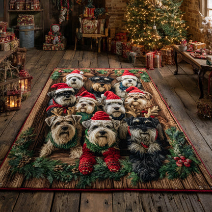 Illusion Schnauzer Pit Area Rug VTQ-Myprintsy