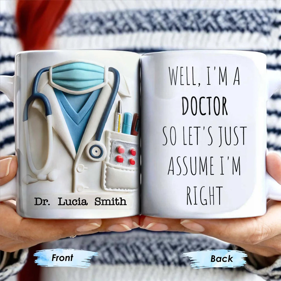 I'm A Doctor So Let's Just Assume I'm Right - Personalized Coffee Mug - Gift for Doctors-Myprintsy