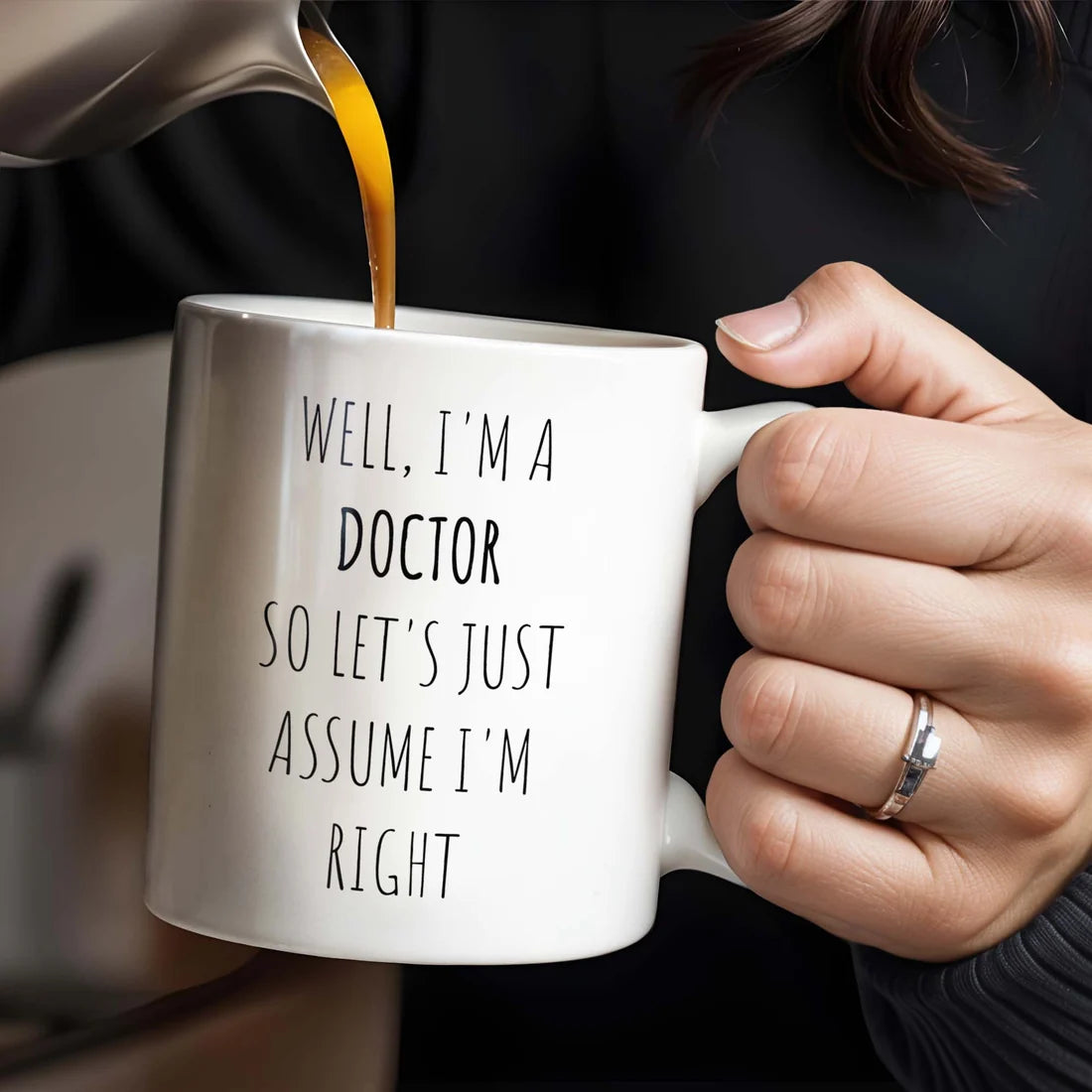I'm A Doctor So Let's Just Assume I'm Right - Personalized Coffee Mug - Gift for Doctors-Myprintsy