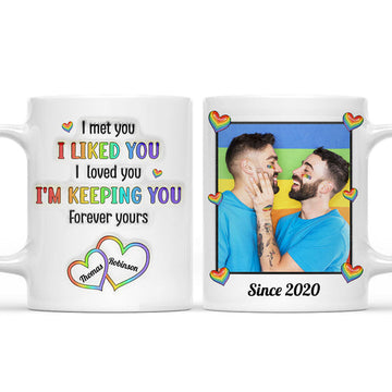 Im Keeping You Forever Yours Custom Mug - Personalized Coffee Mug - Gift For Couple-Myprintsy