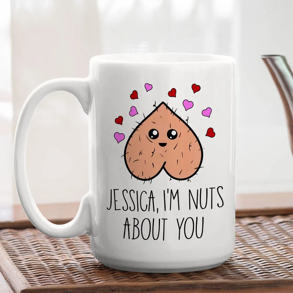 I'm Nut About You - Personalized Coffee Mug-Myprintsy