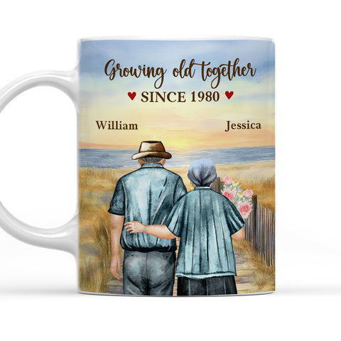 Growing Old Together - Personalized Coffee Mug