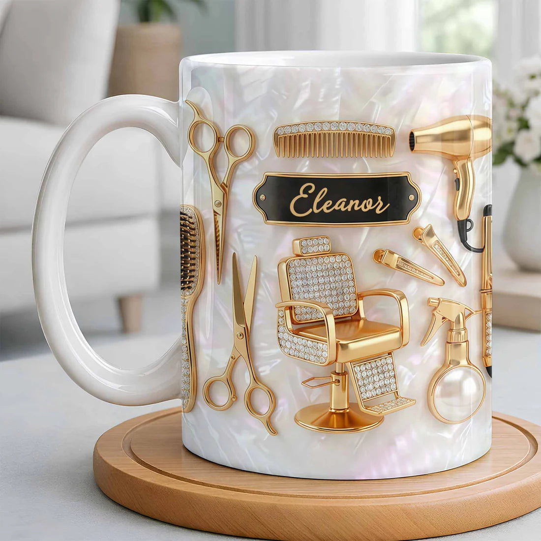 Master of Style - Personalized Coffee Mug - Gift for Hairstylist Lovers