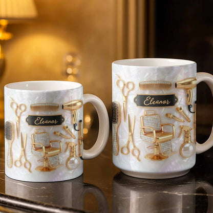 Master of Style - Personalized Coffee Mug - Gift for Hairstylist Lovers