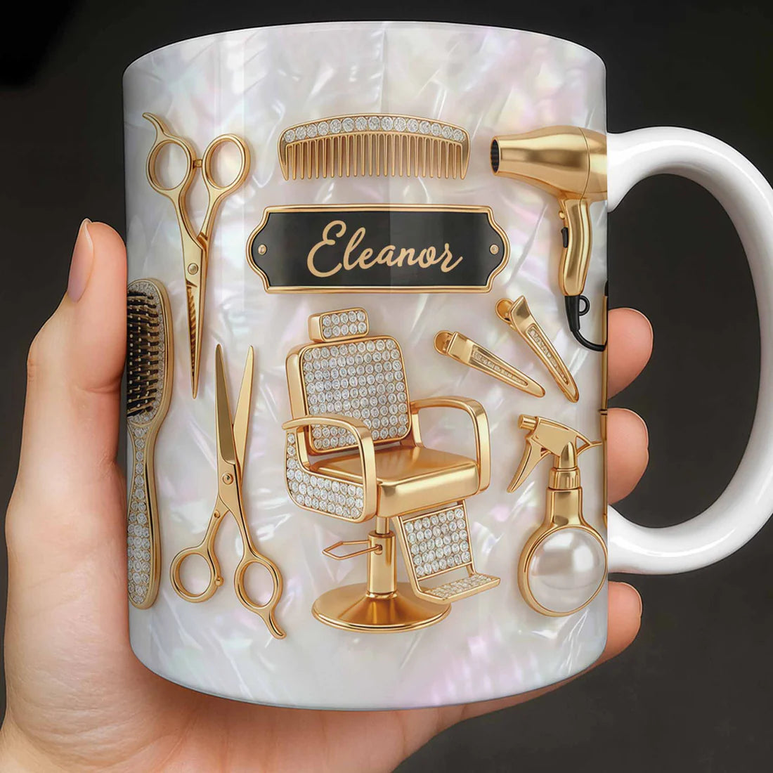Master of Style - Personalized Coffee Mug - Gift for Hairstylist Lovers