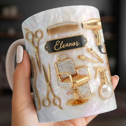 Master of Style - Personalized Coffee Mug - Gift for Hairstylist Lovers