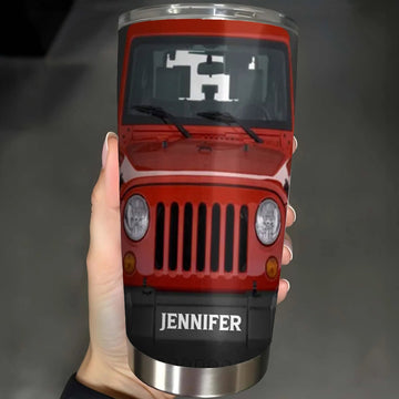 Jeep Car - Personalized Tumbler Cup - Gift for Off Road Lover-Myprintsy