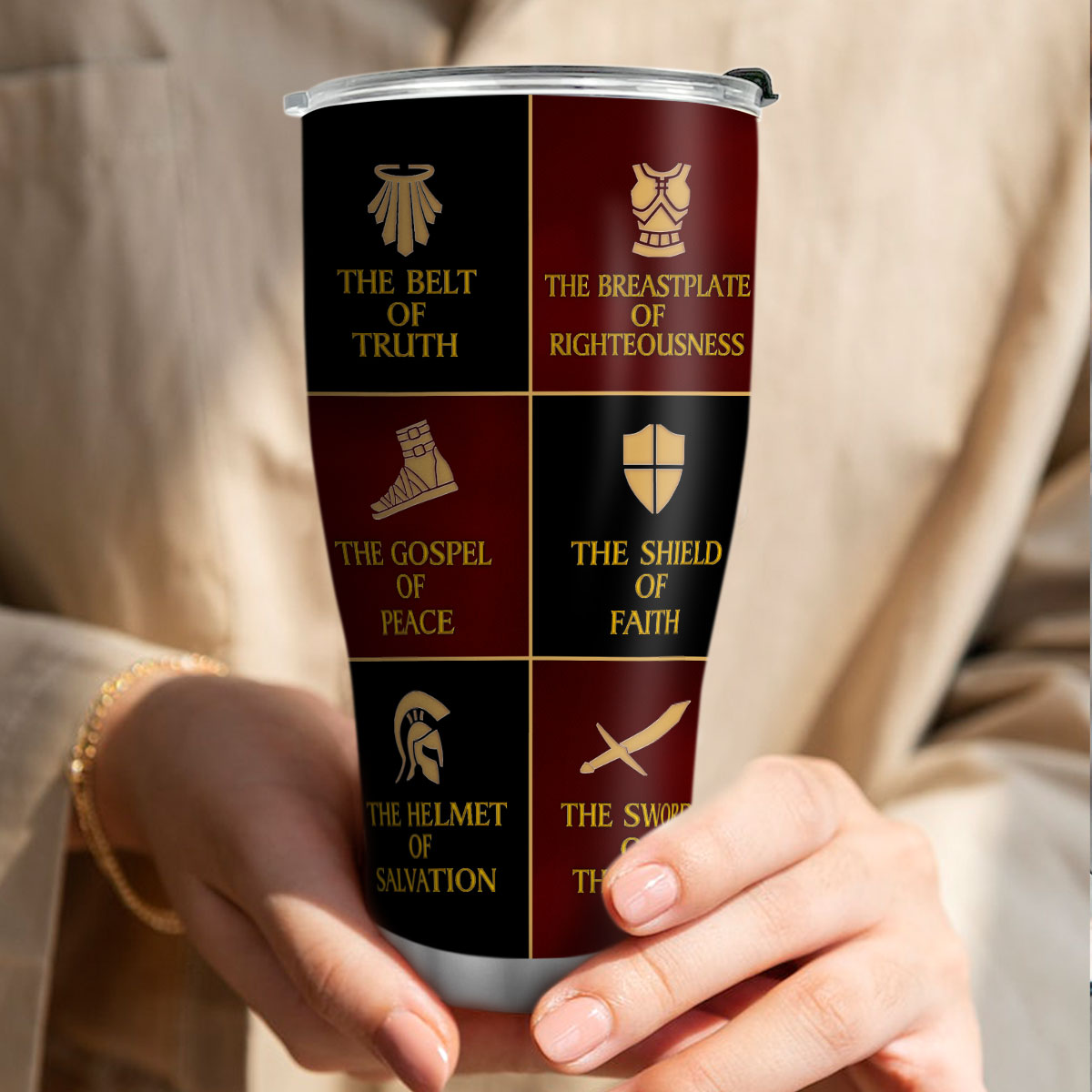 Jesuspirit, The Gospel of Peace - Personalized Stainless Steel Tumbler-Myprintsy