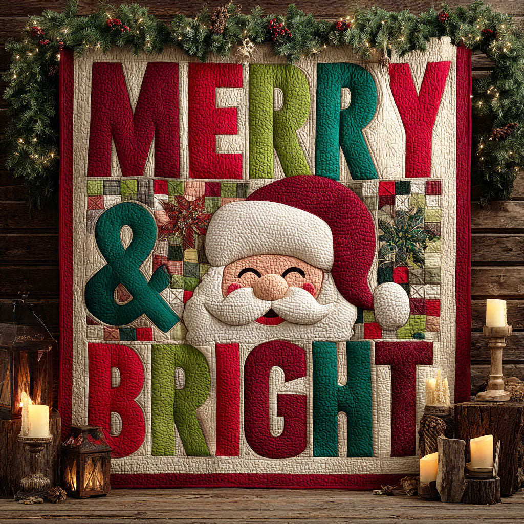 Jingle Glow Quilted Blanket VTQ-Myprintsy