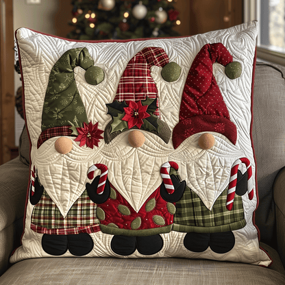 Jingle Gnome Quilted Pillow Case VTQ-Myprintsy