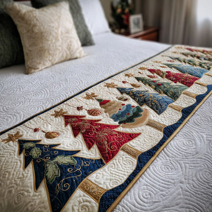 Jolly Forest Quilted Bed Runner VTQ-Myprintsy