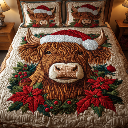 Jolly Highlander -Piece Quilted Bedding Set VH VTQ-Myprintsy
