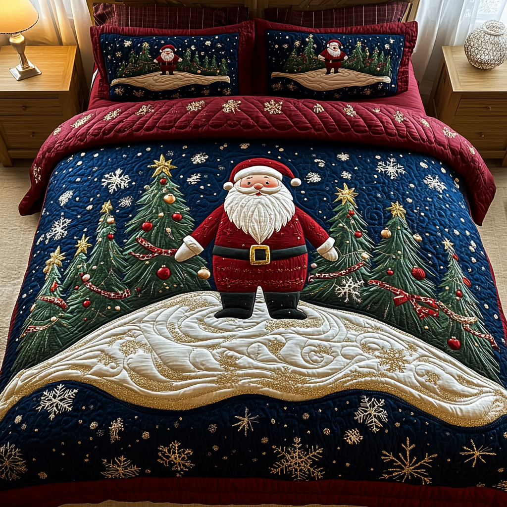 Jolly Nights -Piece Quilted Bedding Set VH VTQ-Myprintsy