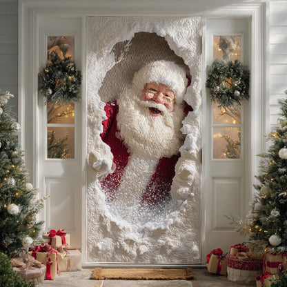 Jolly Santa Lane Quilted Door Cover VTQ-Myprintsy