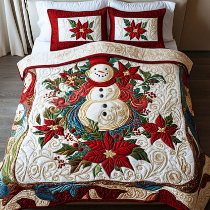 Jolly Snow Days -Piece Quilted Bedding Set VTQ-Myprintsy