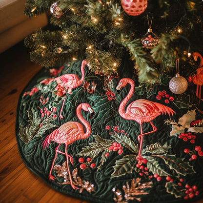 Jolly Tropics Quilted Christmas Tree Skirt VTQ-Myprintsy