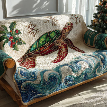 Jolly Turtle Beach Quilted Sofa Cover VTQ-Myprintsy