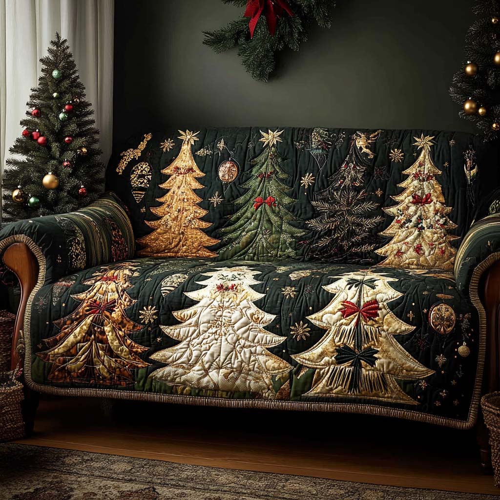 Joyful Heart Quilted Sofa Cover VTQ-Myprintsy