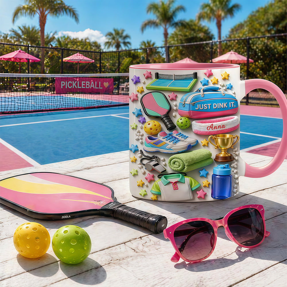 Just Dink It - Personalized Pickleball Mug, Pickleball Gifts for Her & Women-Myprintsy