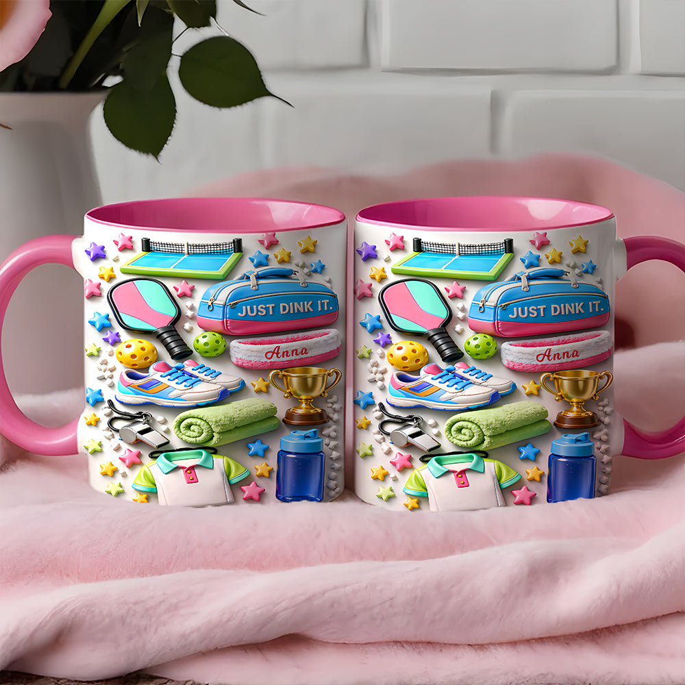 Just Dink It - Personalized Pickleball Mug, Pickleball Gifts for Her & Women-Myprintsy