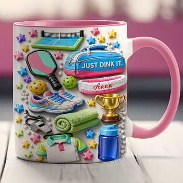 Just Dink It - Personalized Pickleball Mug, Pickleball Gifts for Her & Women-Myprintsy