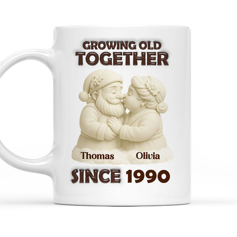 Growing Old Together Year - Personalized Coffee Mug
