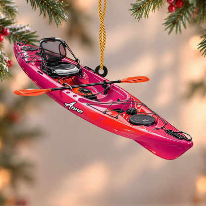 Kayak Adventure - Personalized Acrylic Ornament-Myprintsy