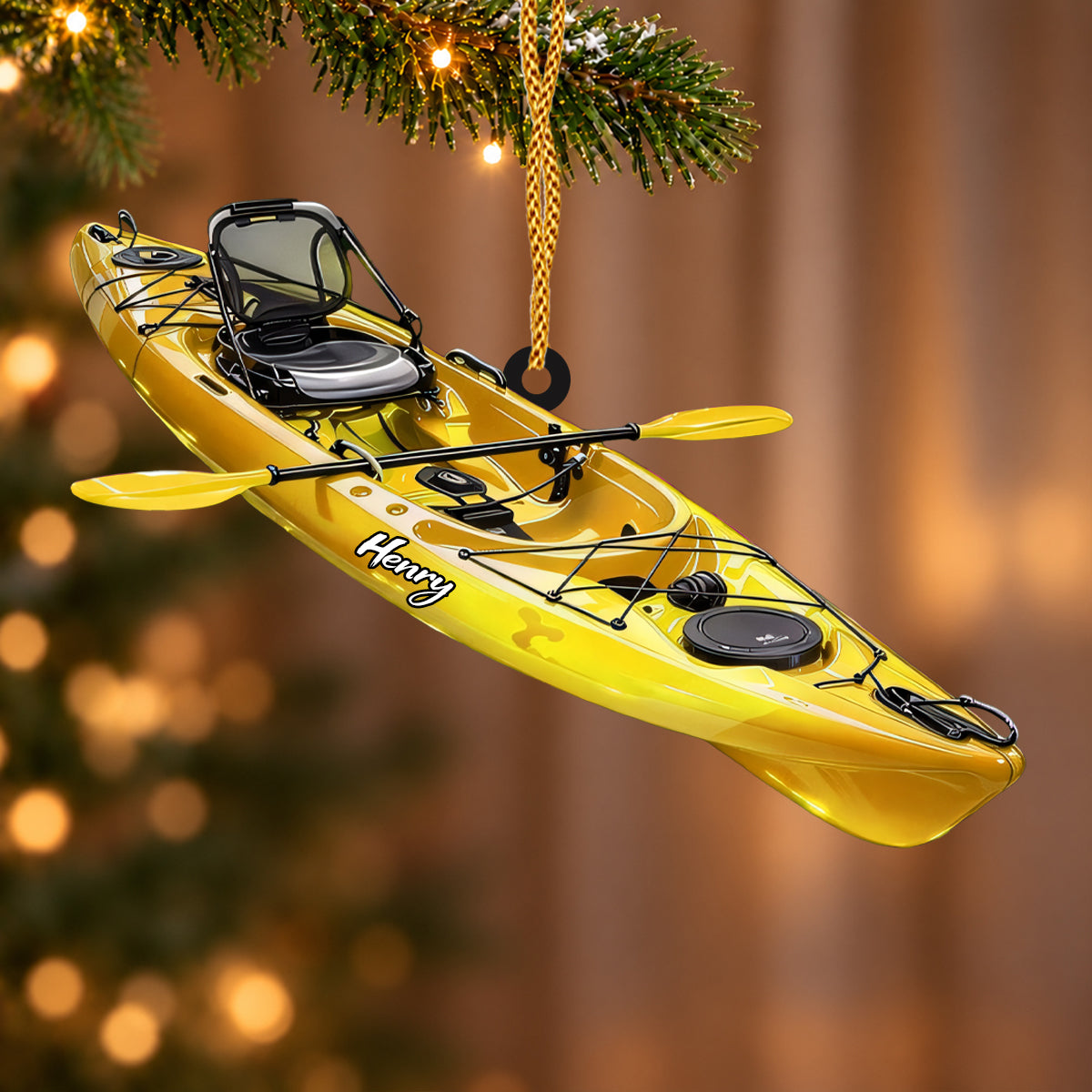 Kayak Adventure - Personalized Acrylic Ornament-Myprintsy