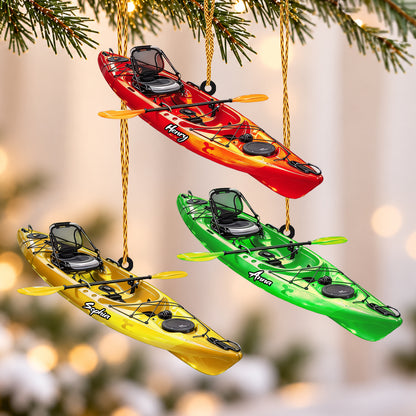 Kayak Adventure - Personalized Acrylic Ornament-Myprintsy