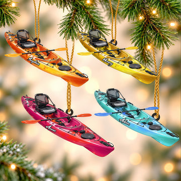 Kayak Adventure - Personalized Acrylic Ornament