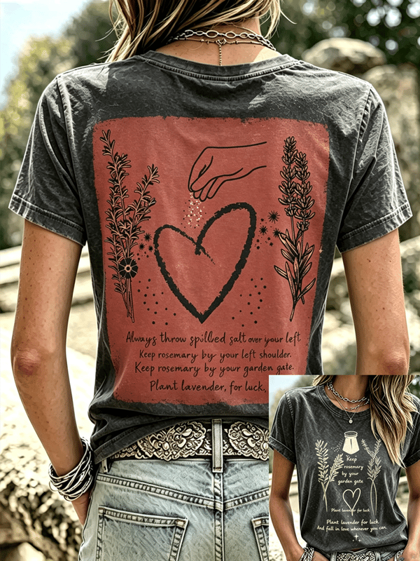 Keep Rosemary By Your Garden Gate - Casual Shirt-Myprintsy