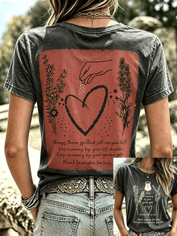 Keep Rosemary By Your Garden Gate - Casual Shirt-Myprintsy