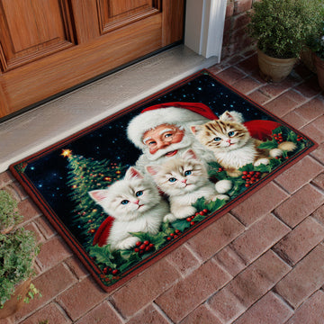Kind Santa Claus Doormat VTQ-Myprintsy