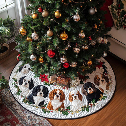 King Christmas Quilted Christmas Tree Skirt-Myprintsy