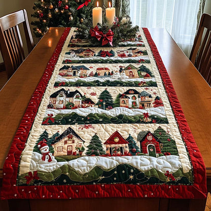 Kris Kringle Quilted Table Runner VTQ-Myprintsy