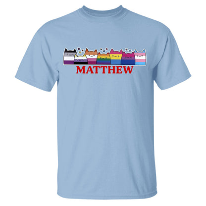 LGBTQ+ Pride Cat Parade - Personalized Shirt-Myprintsy