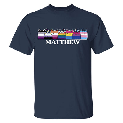 LGBTQ+ Pride Cat Parade - Personalized Shirt-Myprintsy